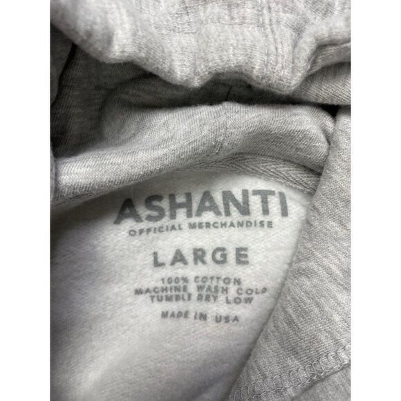 Ashanti Princess Graphic Pullover Hoodie Women Large Gray Music - Picture 5 of 6